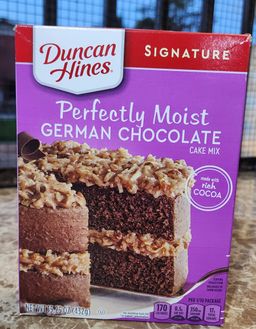 Duncan hines perfectly moist German chocolate cake mix 15 oz
