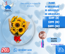 Ramo Girasoles