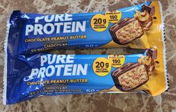 Pure protein chocolate peanut butter bars