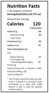 FRUTA  JUICE ORANGE CAN 10.7fl oz 315ml