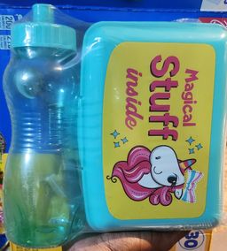 Magica stuff bowl&bottle 2 piece set (green)