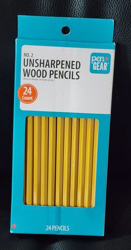 Pen gear unsharpened wood pencils ✏️ 24 count