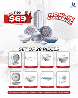 372 - CERAMIC TABLEWARE SET