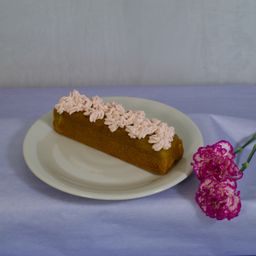 Pandan Strawberry Loaf Cake