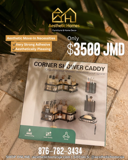 Aesthetic Corner Shower Caddy