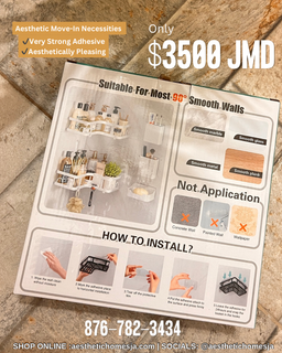 Aesthetic Corner Shower Caddy