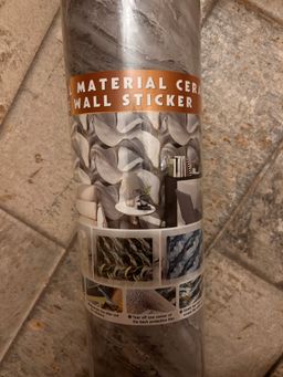 Aesthetic Grey Marble Sticker Wallpaper Roll