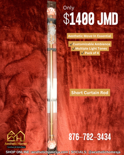 Aesthetic Gold Short Curtain rod