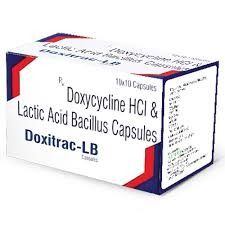 Doxycycline + Lactic Acid Bacillus 60 Million Spores Tablets 100 Mg Tablet