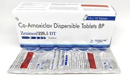 Amoxycillin + Clavulanic Acid Dispersible Tablet 28.5 Mg Tablet