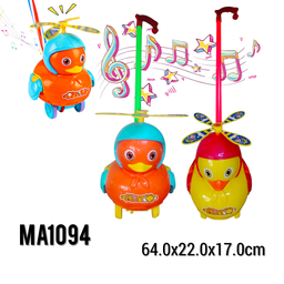 PUSHING TOY MERRY-GO W/MUSIC