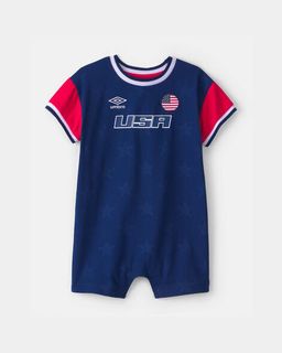 Baby Umbro USA Soccer Romper - Navy Blue