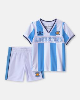 Toddler/Kids 2-Piece Umbro Argentina Soccer Jersey & Short Set 