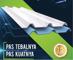 Atap Alderon Lite 664 6mm double layer upvc 