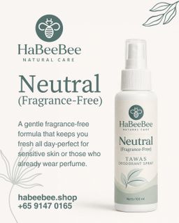 Fragrance-Free Tawas Deodorant Spray — Natural mineral protection