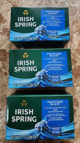 Irish spring  moisture blast single bar soap 🧼  3.7 oz 