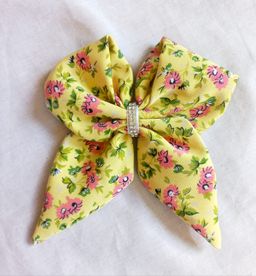 ✨ Sailor Hair Bows – Floral Cotton 🌼