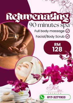 Rejuvenating 90 minutes spa