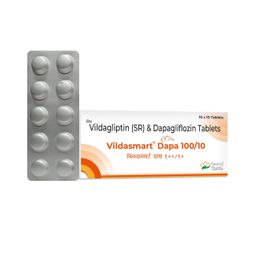 Dapagliflozin + Vildagliptin (Sr) Tablets 100 Mg Tablet