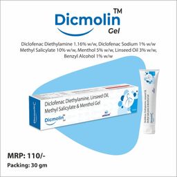 Diclofenac Sodium 1% W/W + Methyl Salicylate 10% W/W + Linseed Oil 3% W/W + Menthol 5% W/W Spray 10% Inhaler
