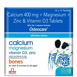 Calcium + Magnesium + Zinc + Vitamin D3 500 Iu Tablets 400 Mg Tablet