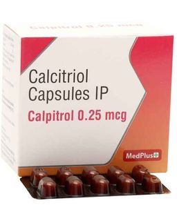 Calcitriol 0.25 Mcg Capsules 0.25 Mcg Capsule