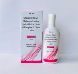 Calamine 8% W/V + Diphenhydramine Hydrochloride 1% W/V Lotion 8% Cream