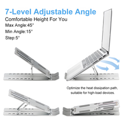 Support d'ordinateur portable en aluminium 