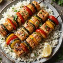 Pork & Veg Kebabs