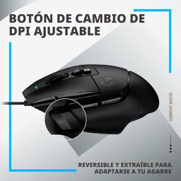 LOGITECH G502X / 25600 DPI / 13 BOTONES / ALAMBRICO USB