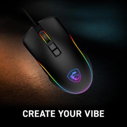 MSI FORGE GM300 / 7200 DPI / 7 BOTONES / ALAMBRICO USB