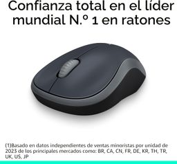 LOGITECH M185 / 1000 DPI / 3 BOTONES / WIRELESS USB / INALAMBRICO