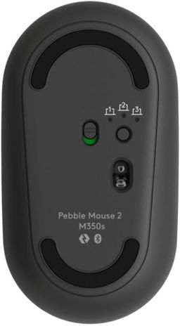 LOGITECH PEBBLE MOUSE 2 M350S / 1000 DPI / 3 BOTONES / BLUETOOTH / WIRELESS USB / INALAMBRICO