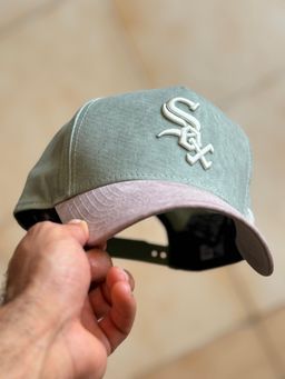 New Era 9Forty - Chicago White Sox Olive x Dusty Pink
