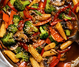 Ginger & Garlic Vegetable Toss