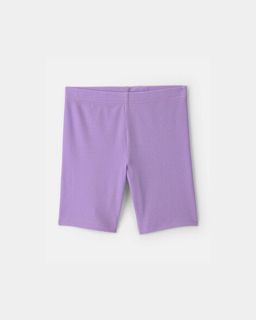Girls Rib Bike Shorts