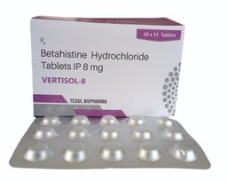 Betahistine Tablets 8 Mg Tablet
