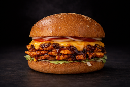 Grilled Chicken Cheese Burger