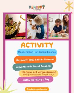 ✨📢POP UP CLASS – Kartini Pop Up👵✨