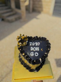 Black Heart Shape cake