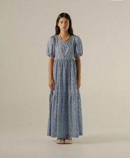 Kalina in French Blue Ditsy (S)