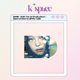 JENNIE - RUBY The 1st Studio Album - Japan Limited CD (JEWEL CASE) 