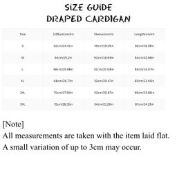 LULU AND THE TASTE OF MALAYSIA – DRAPED CARDIGAN