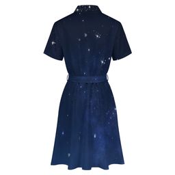 LULU AMONG THE STARS – SHORT-SLEEVED SHIRT DRESS