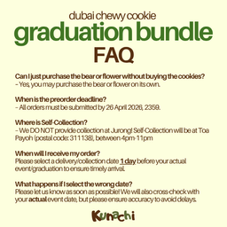 Dubai Chewy Cookie Grad Boxes | Kunachi.SG