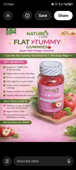  Flat Tummy Gummies