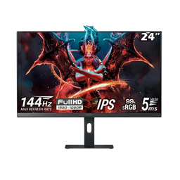 Monitor Xiaomi A24i (2026) de 24 polegadas, alta taxa de atualização de 144 Hz, tela rígida IPS, corpo ultrafino de 7,5 mm, resolução FHD de 1080p, calibração de cores de fábrica ∆Е<2 para cada tela, DP 1.4 compatível e fácil montagem