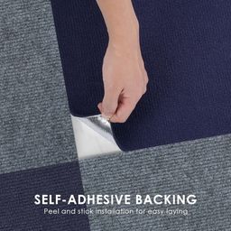 Alfombra Autoadhesivas 60 x 60cm Azul 