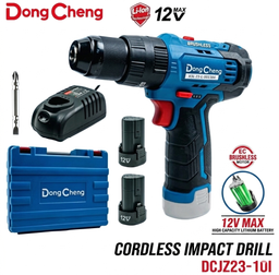 Dong Cheng DCJZ23-10i 12V Bor Cordless Brushless Driil 10mm