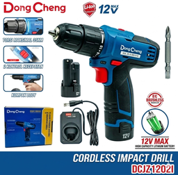 Dong Cheng DCJZ1202i E 12V Bor Cordless Impack Driil 10mm